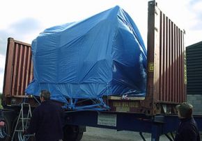 Out-of-gauge machinery shipment to New Zealand.